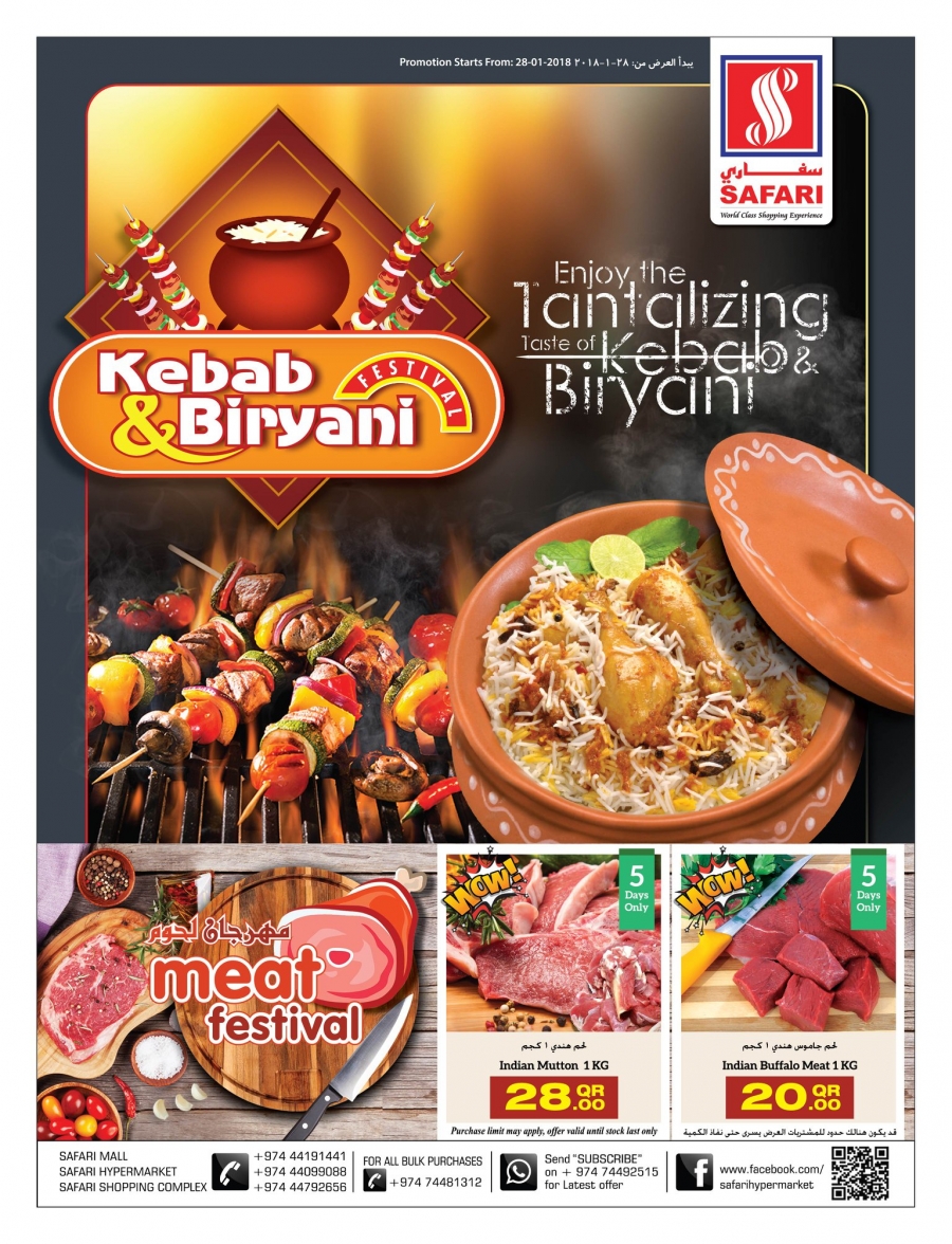 Safari Kebab & Biryani Festival