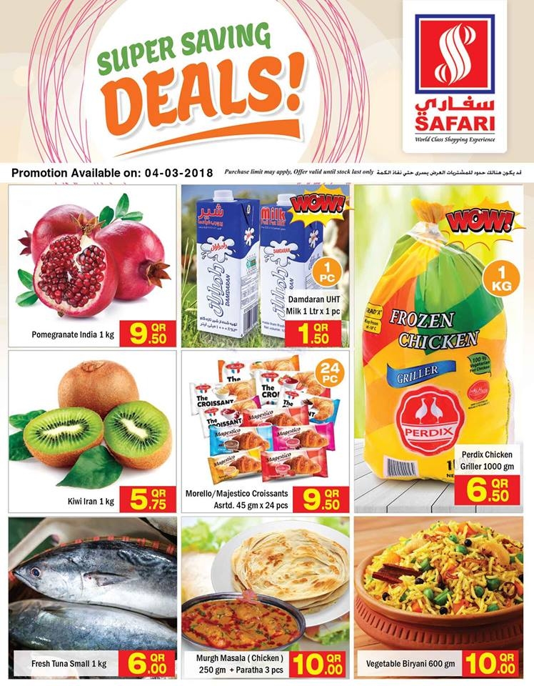 Safari Super Savings Offers 4 March