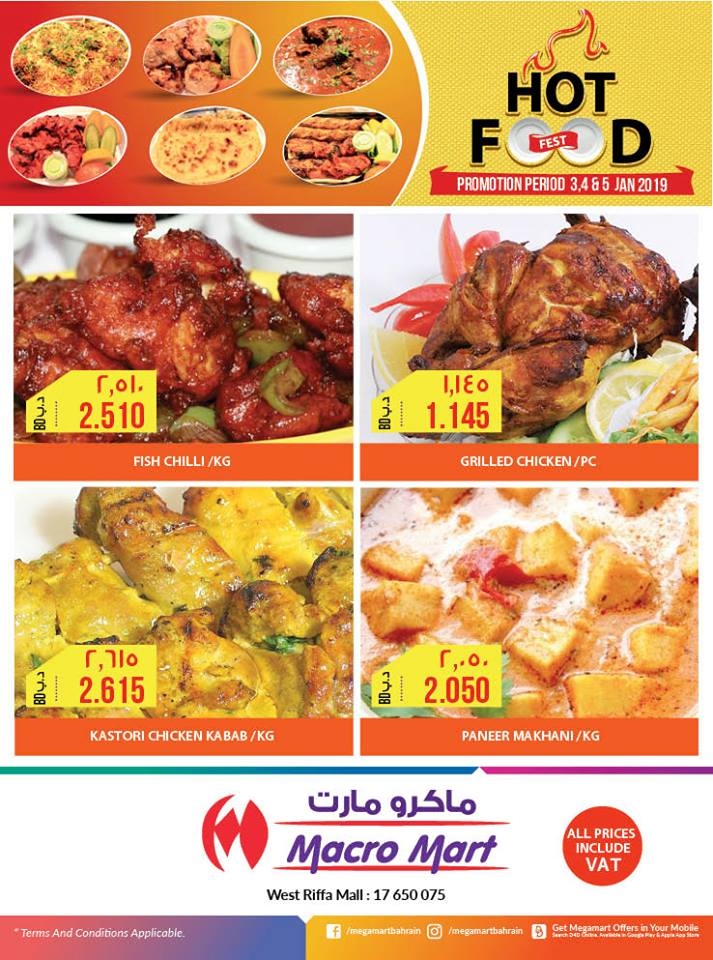Macro Mart Hot Food Fest Offers in West Riffa.