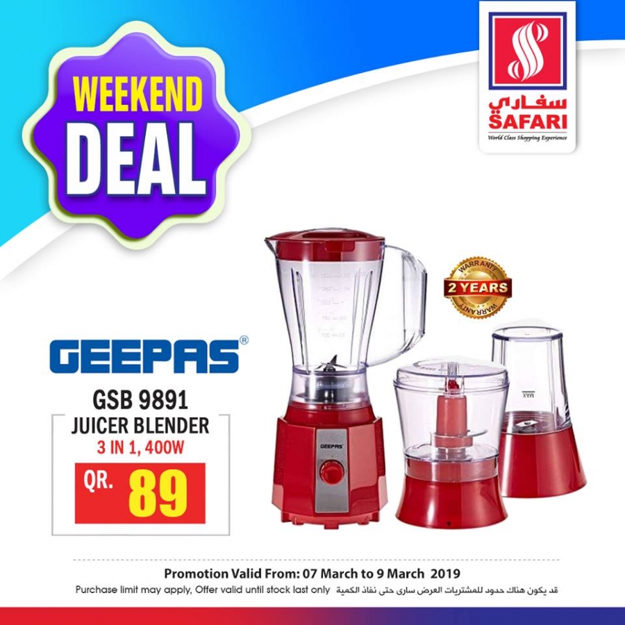 Safari Hypermarket Weekend Deals