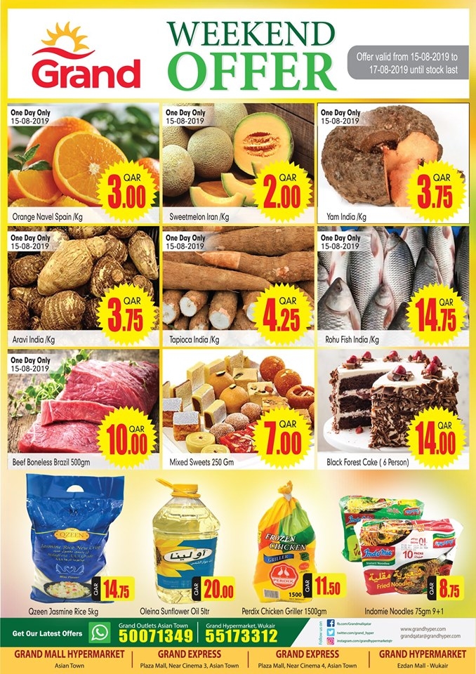 Grand Hypermarket Weekend Offers