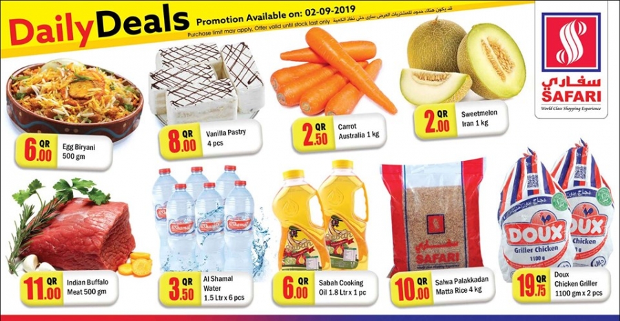 Safari Hypermarket Daily Deals 02 September