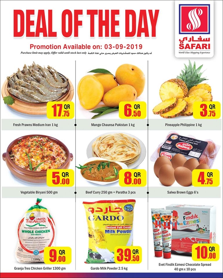 Safari Hypermarket Daily Deals 03 September