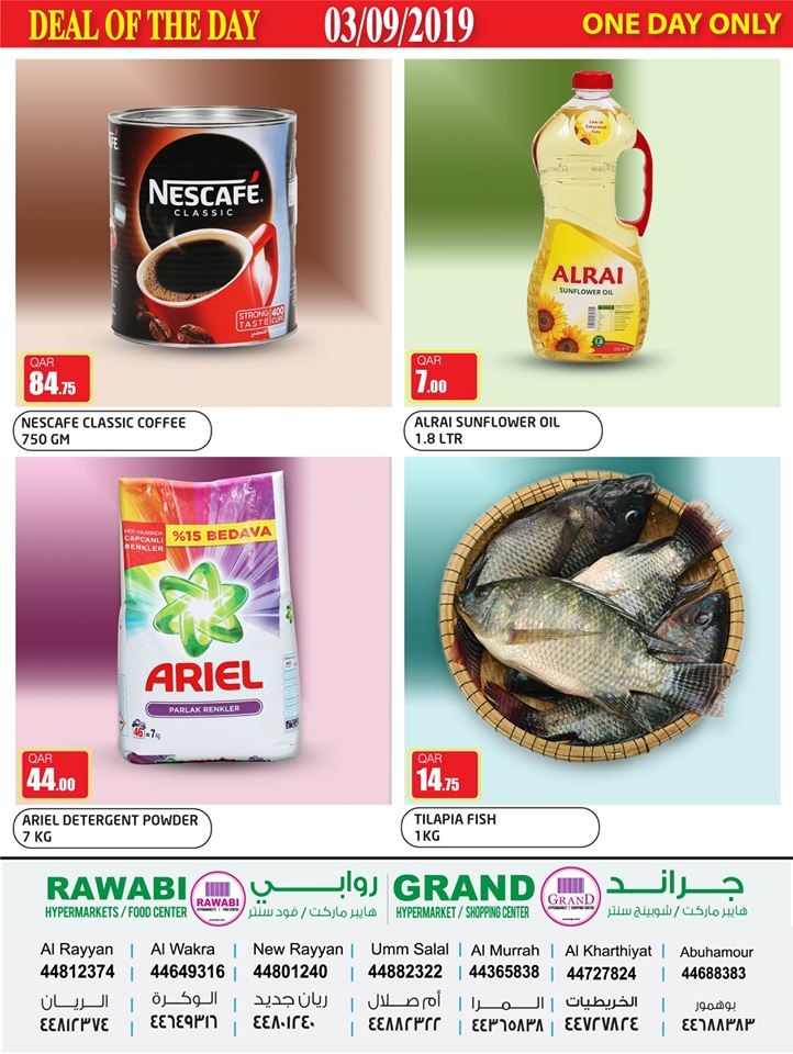 Rawabi Hypermarket Deal Of The Day 03 September