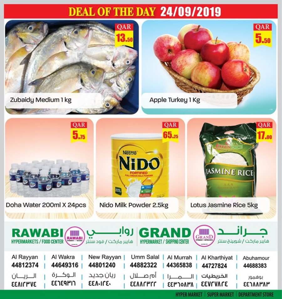 Rawabi Hypermarket Deal Of The Day 24 September