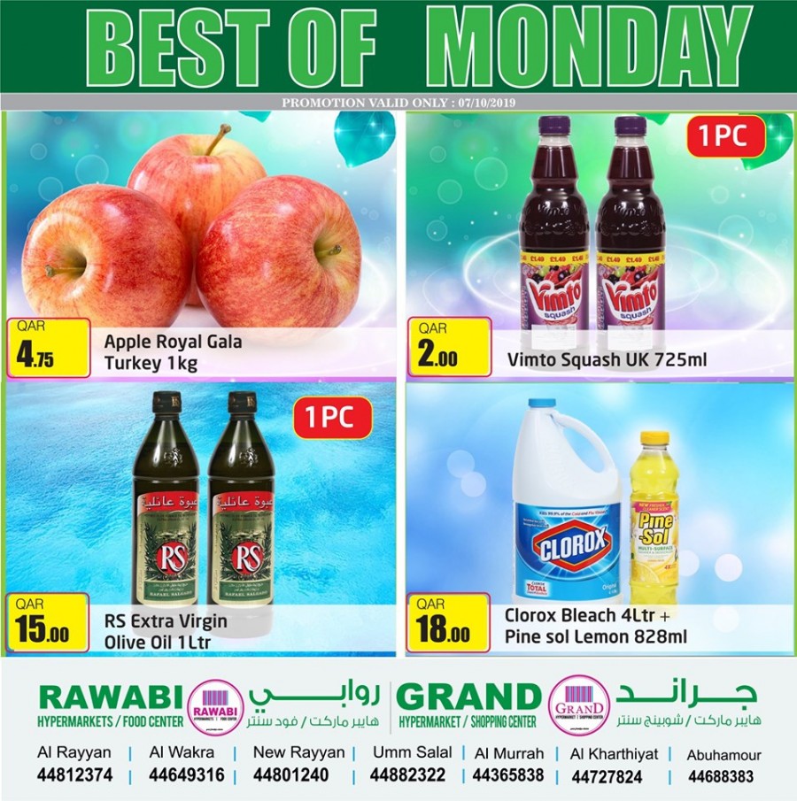 Rawabi Hypermarket Best Of Monday Offers 