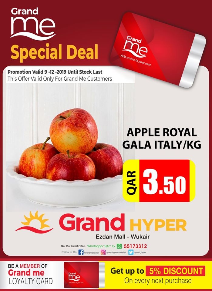 Grand Express Ezdan Special Apple Offer