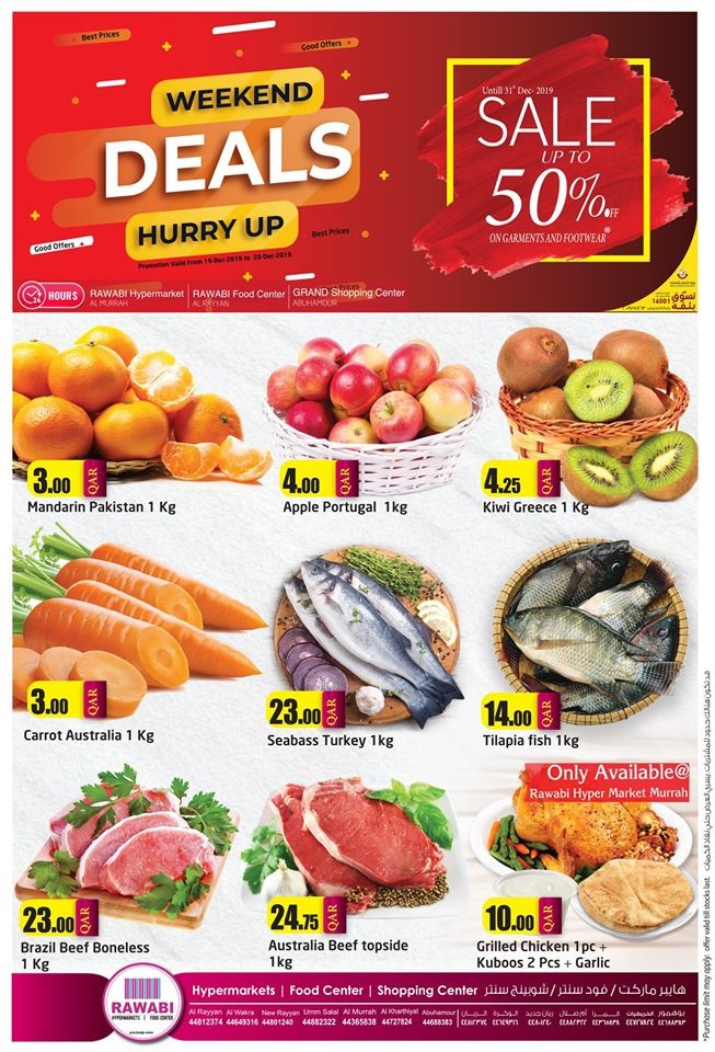 Rawabi Hypermarket Qatar Exciting Weekend Offers