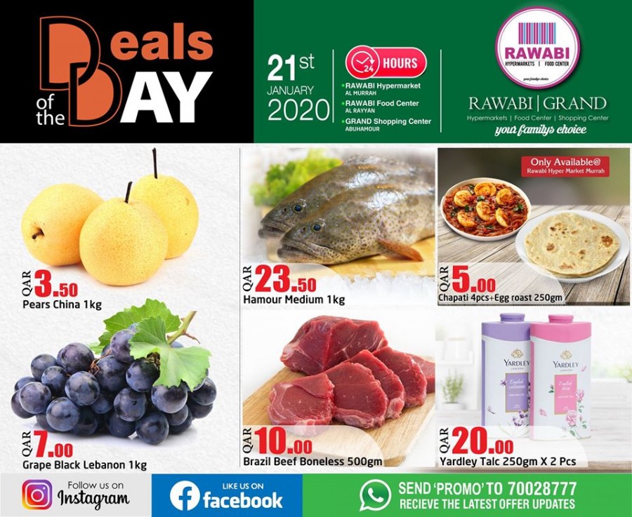 Rawabi Deal Of The Day 21 January 2020