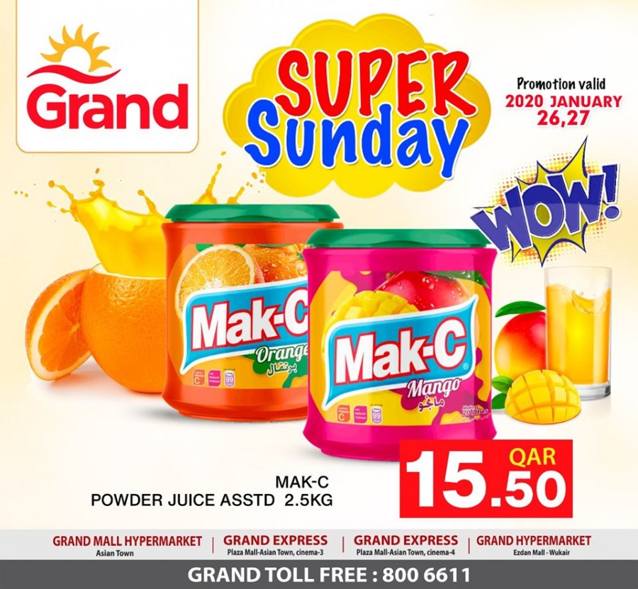 Grand Hyper Super Sunday Offers