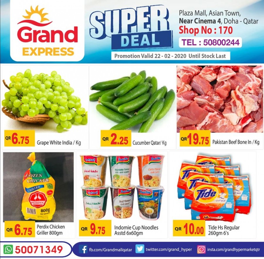 Grand Express Super Deals 22 February 2020