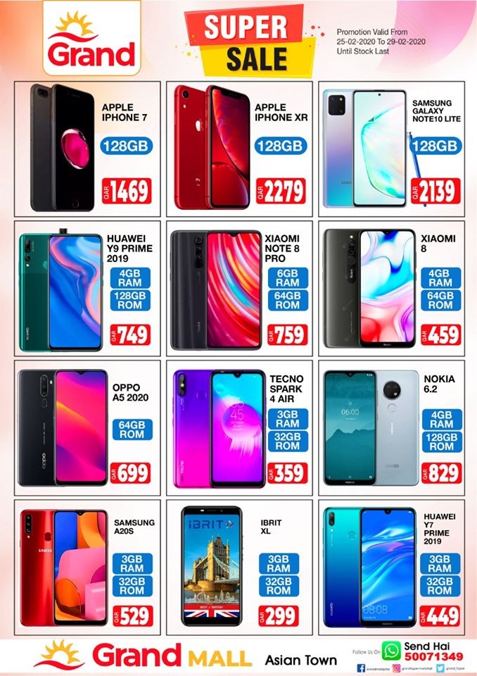 Grand Mall Asian Town Qatar Mobile Deals