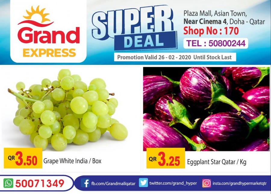 Grand Express Super Deals 26 February 2020
