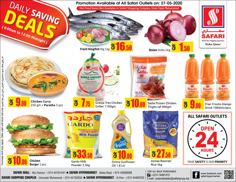 Safari Hypermarket Daily Deals 27 May 2020