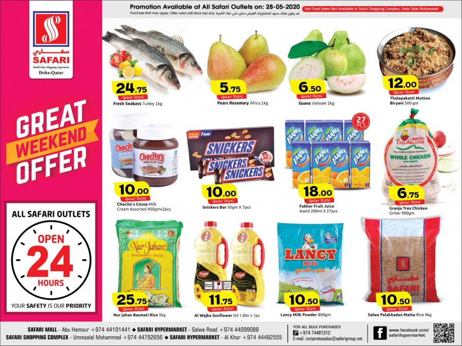 Safari Hypermarket Daily Deals 28 May 2020