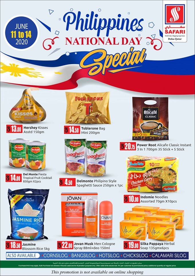 Safari Philippines National Day Offers