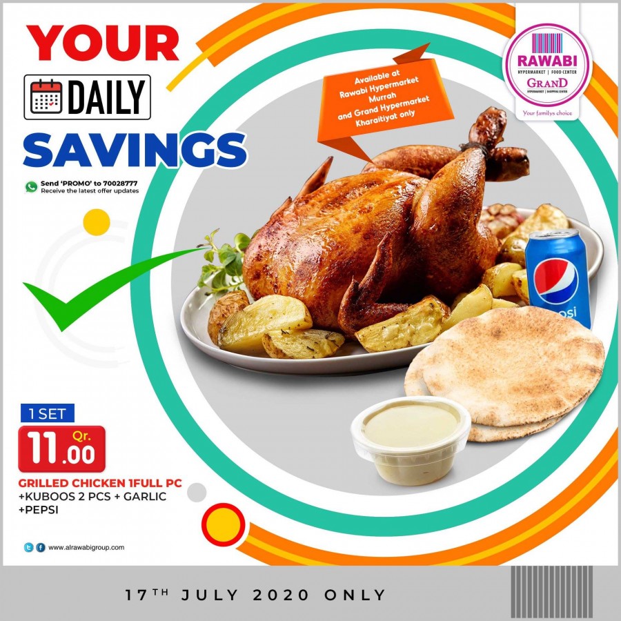 Rawabi Hypermarket Daily Savings 17 July 2020