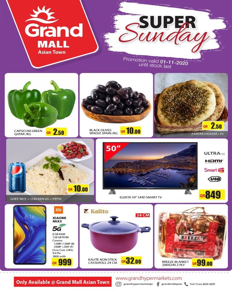 Grand Mall Asian Town Offers 01 November 2020