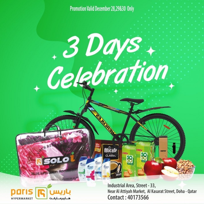 Paris Hypermarket 3 Days Celebration