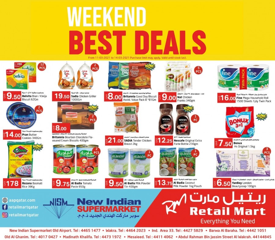 Retail Mart Weekend Best Deals