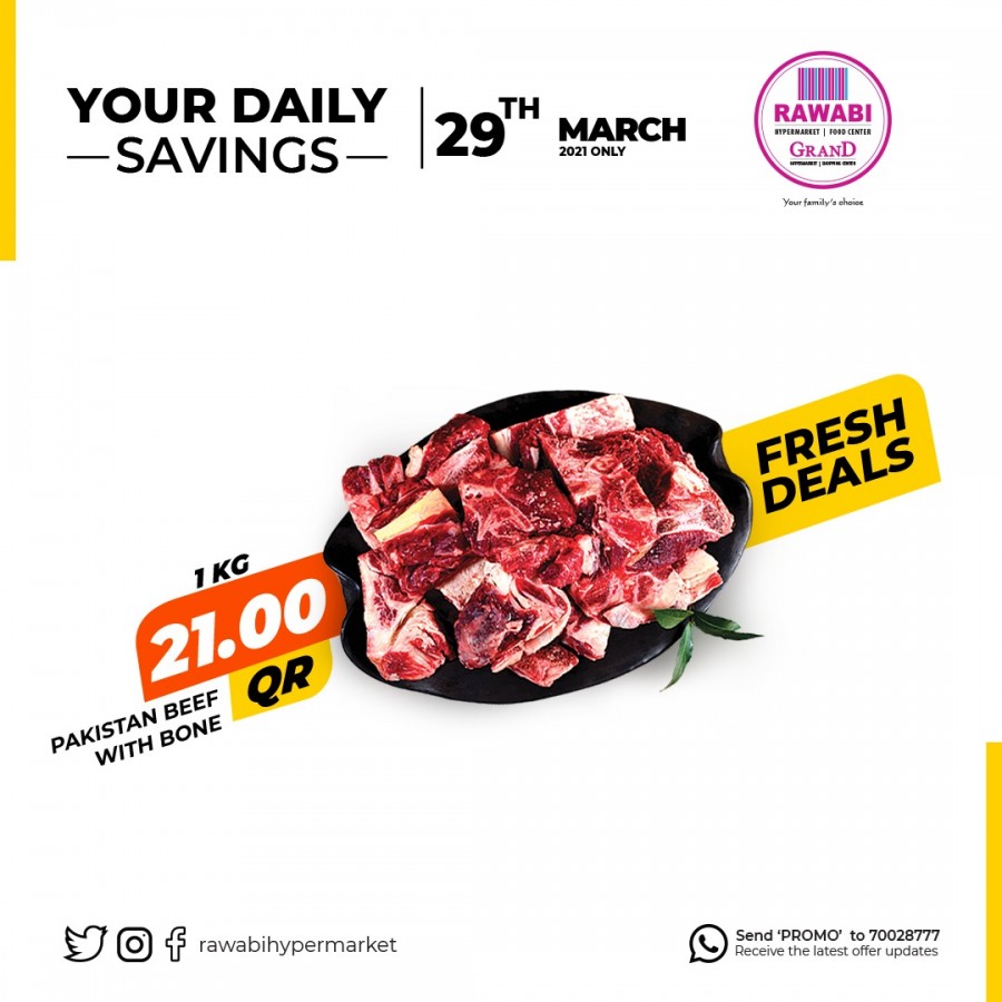 Rawabi Daily Savings 29 March 2021