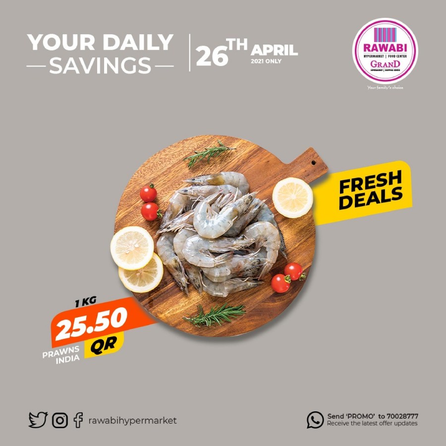 Rawabi Daily Savings 26 April 2021