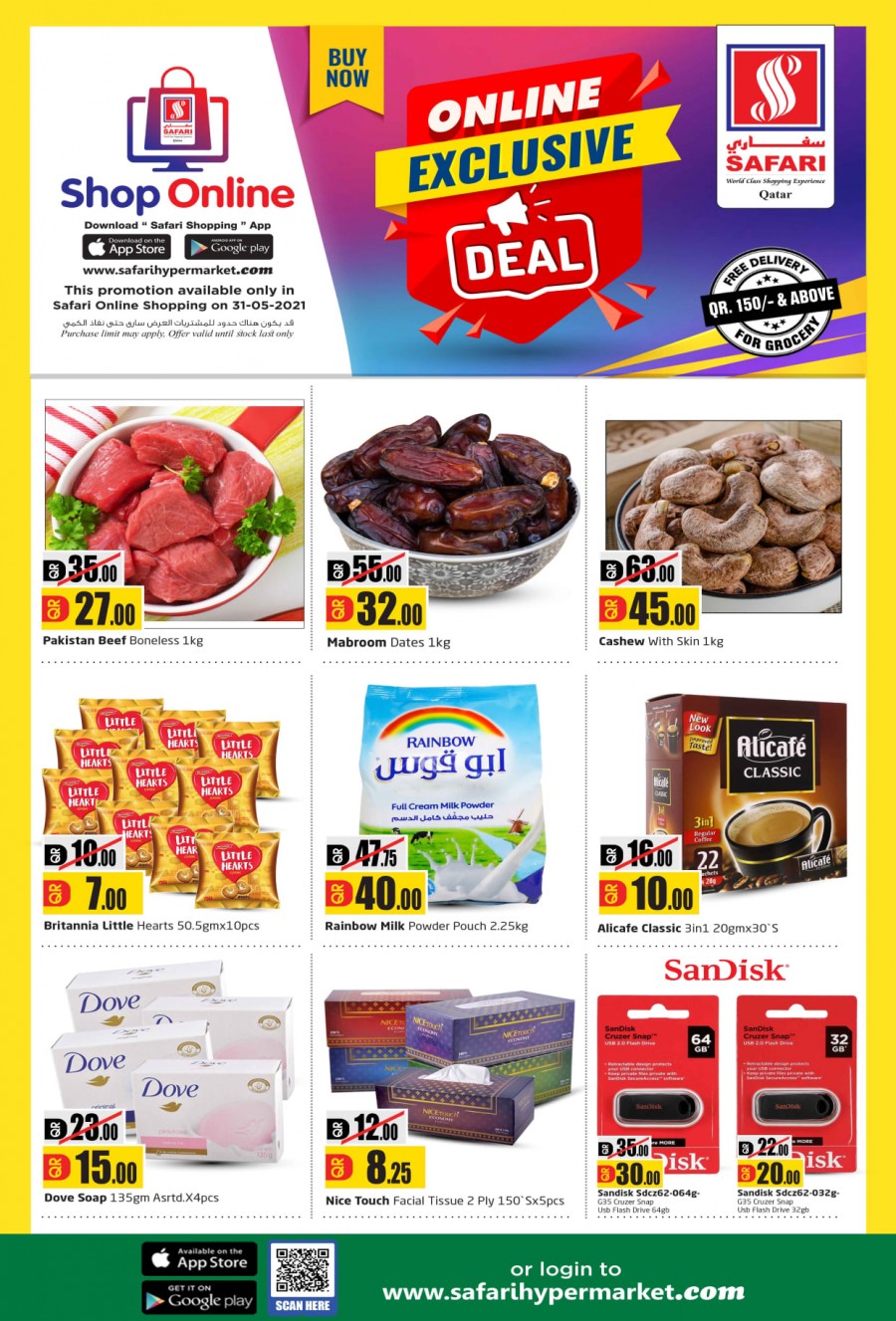 Safari Online Deals 31 May 2021