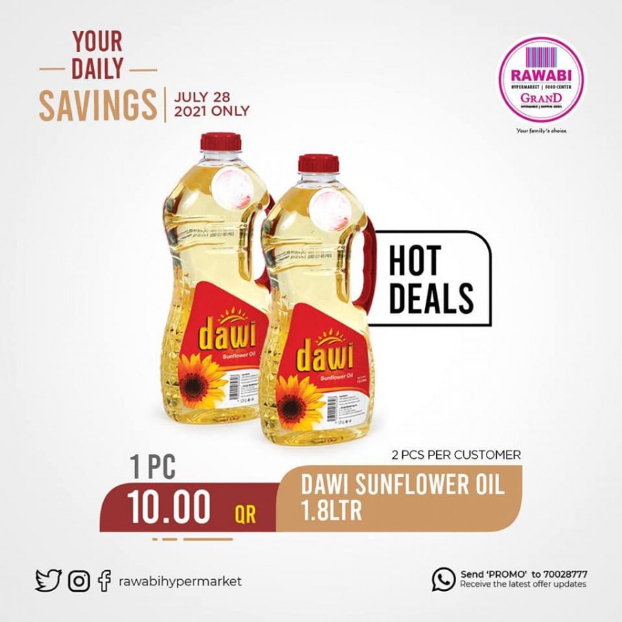 Rawabi Daily Savings 28 July 2021