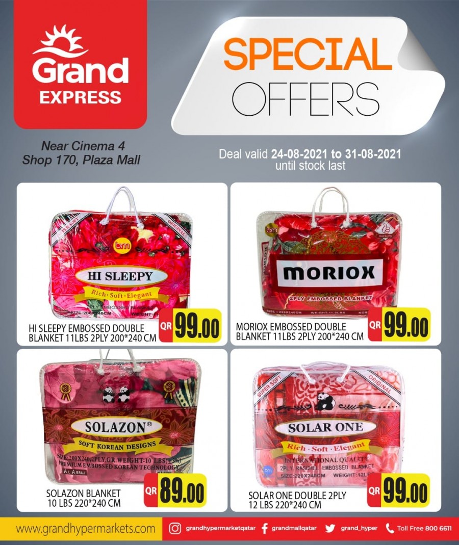 Grand Express Blanket Offers