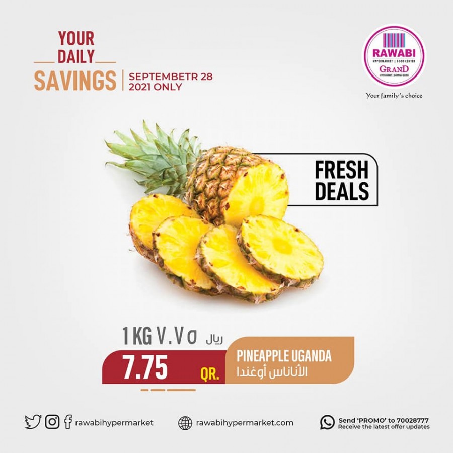 Rawabi Daily Savings 28 September 2021