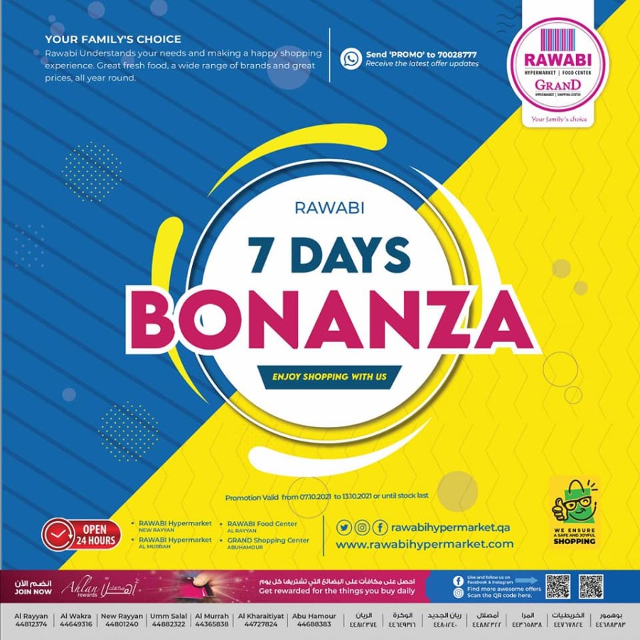 Rawabi 7 Days Bonanza