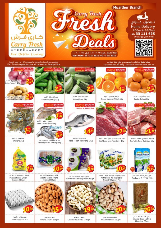 Carry Fresh Hypermarket Qatar Weekly Special Deals