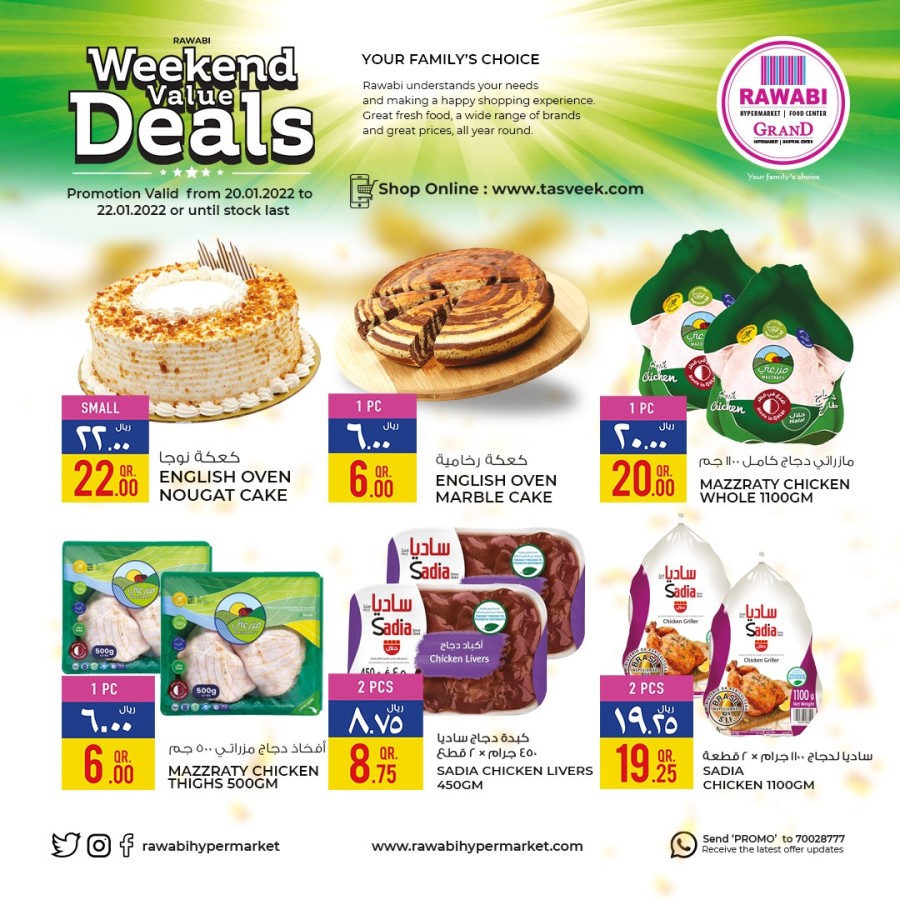 Rawabi Weekend Value Deals 20-22 January