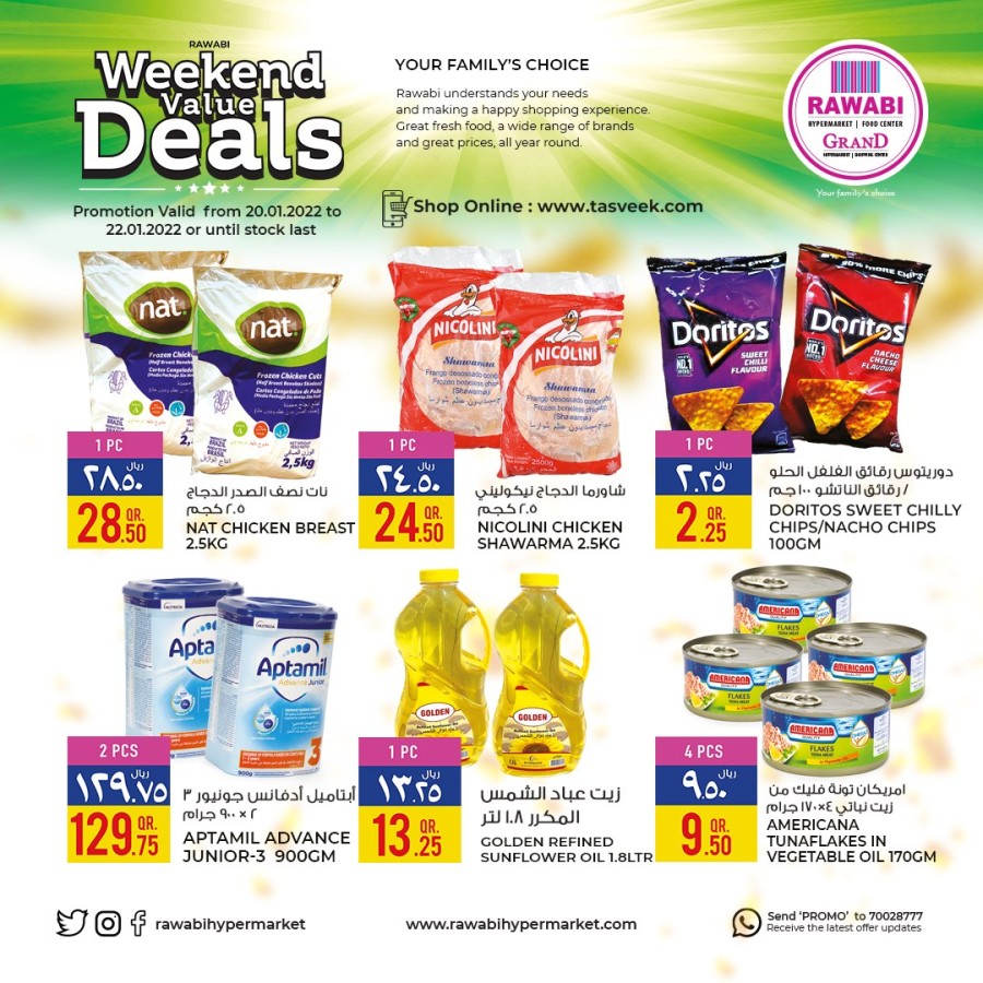 Rawabi Weekend Value Deals 20-22 January