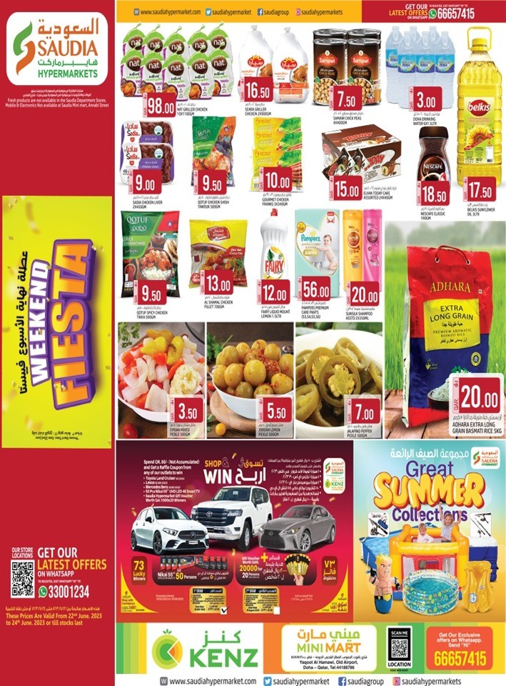 Weekend Fiesta 22-24 June