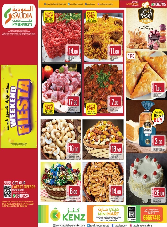 Weekend Fiesta 22-24 June