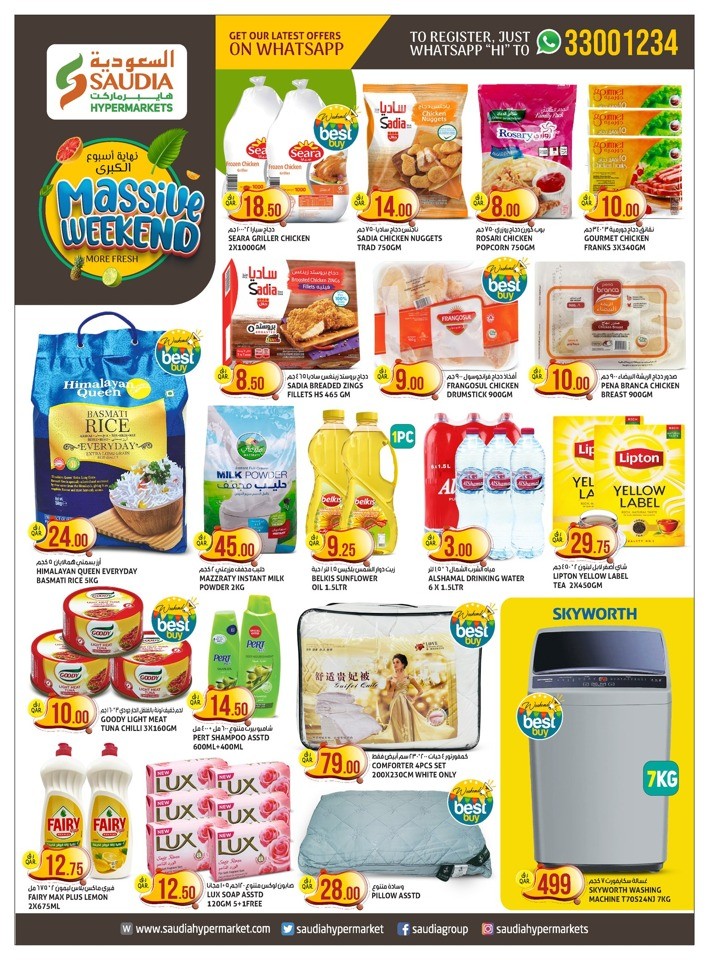 Saudia Hypermarket Massive Weekend