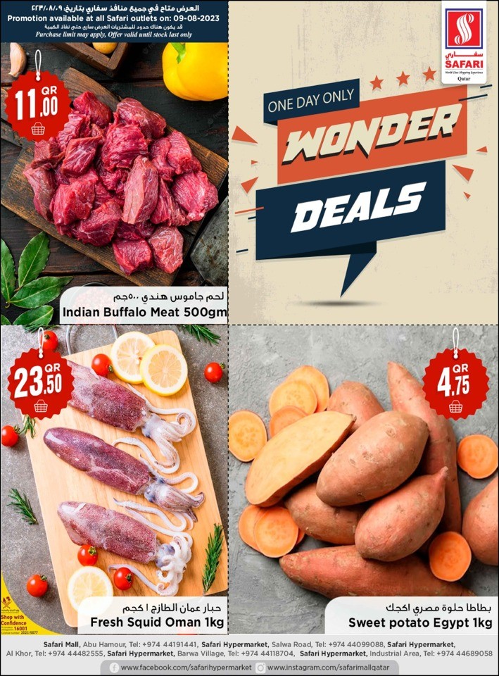 Safari Deal 9 August
