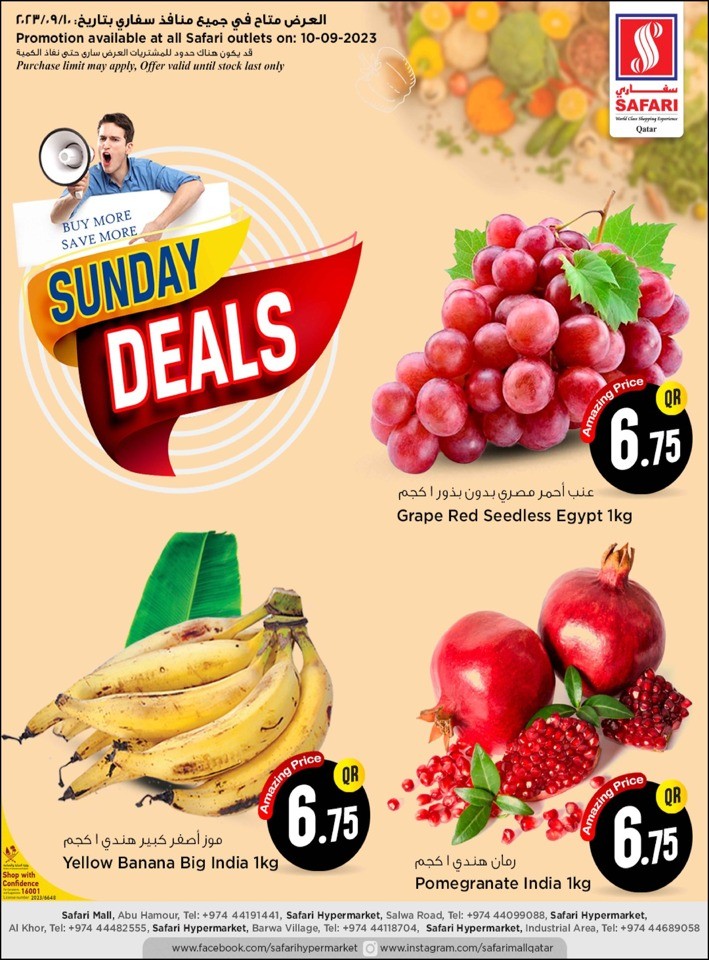 Safari Deal 10 September