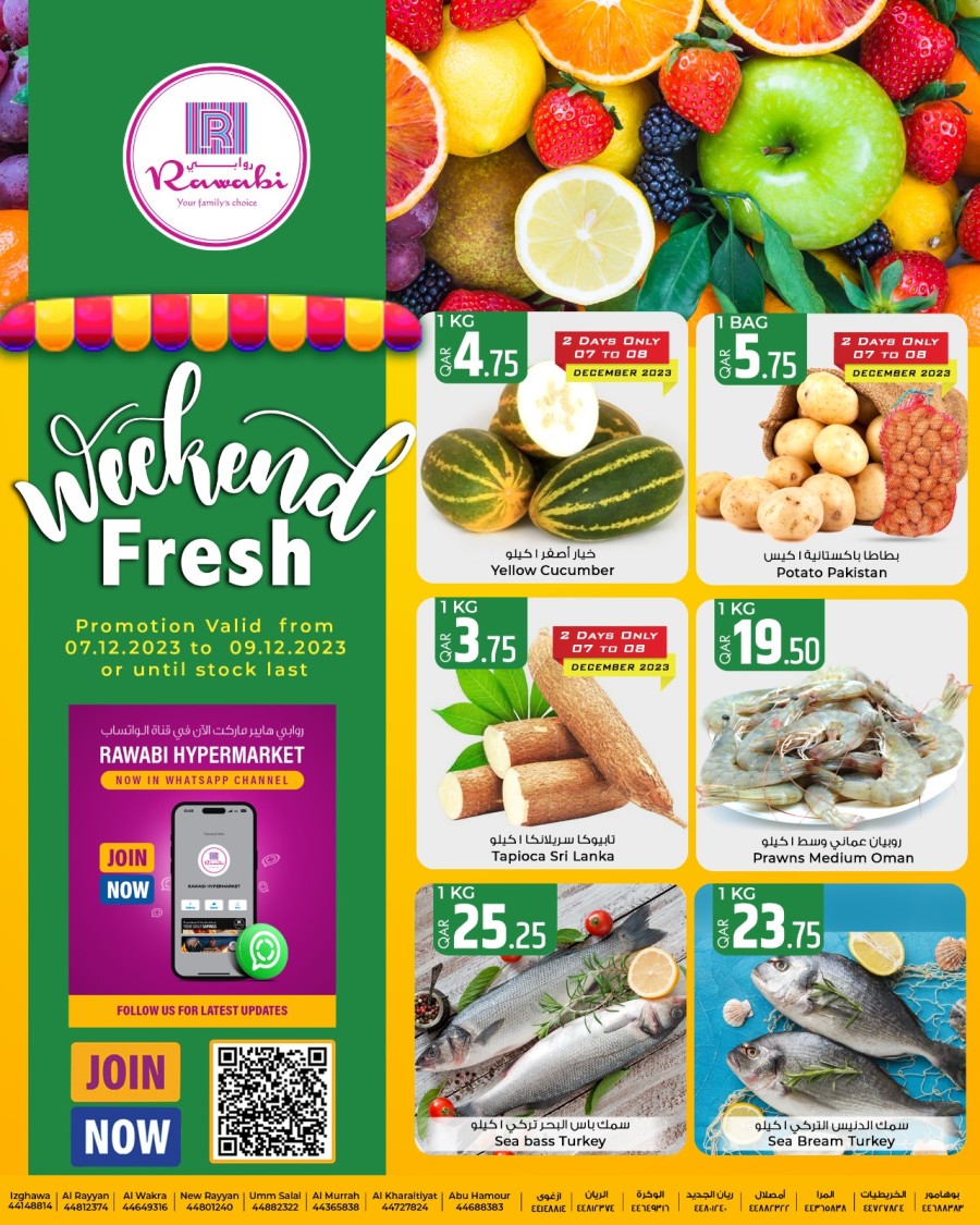 Weekend Fresh 7-9 December 2023