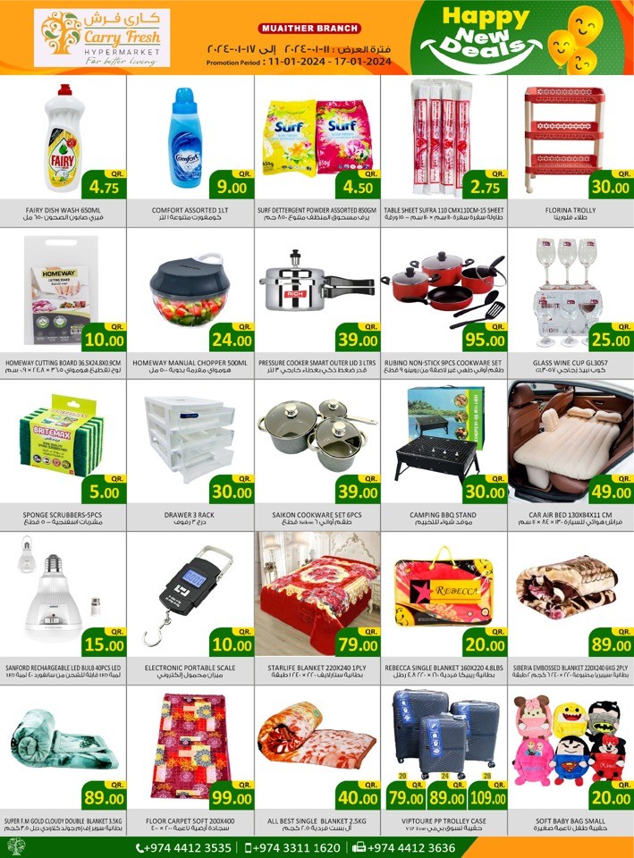 Carry Fresh Happy New Deals