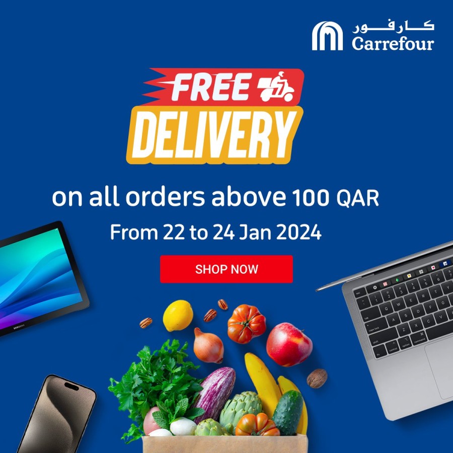 Carrefour Free Delivery Promotion