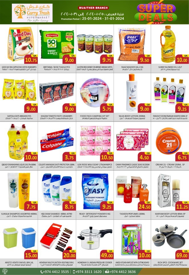 Carry Fresh Weekly Super Deals