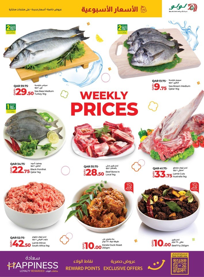Weekly Prices 27-31 March 2024