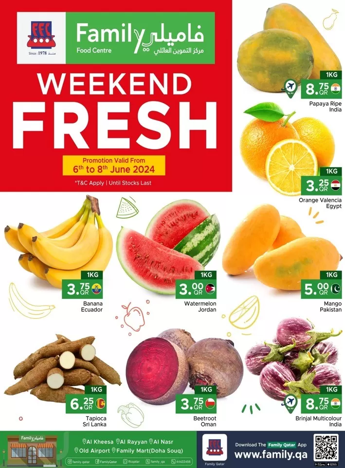 Weekend Fresh 6-8 June 2024