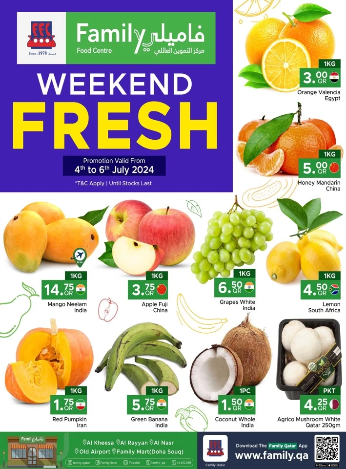 Weekend Fresh 4-6 July 2024