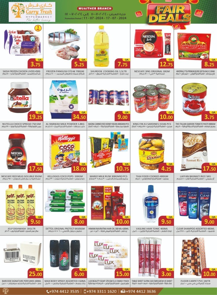 Carry Fresh Hypermarket Fair Deals