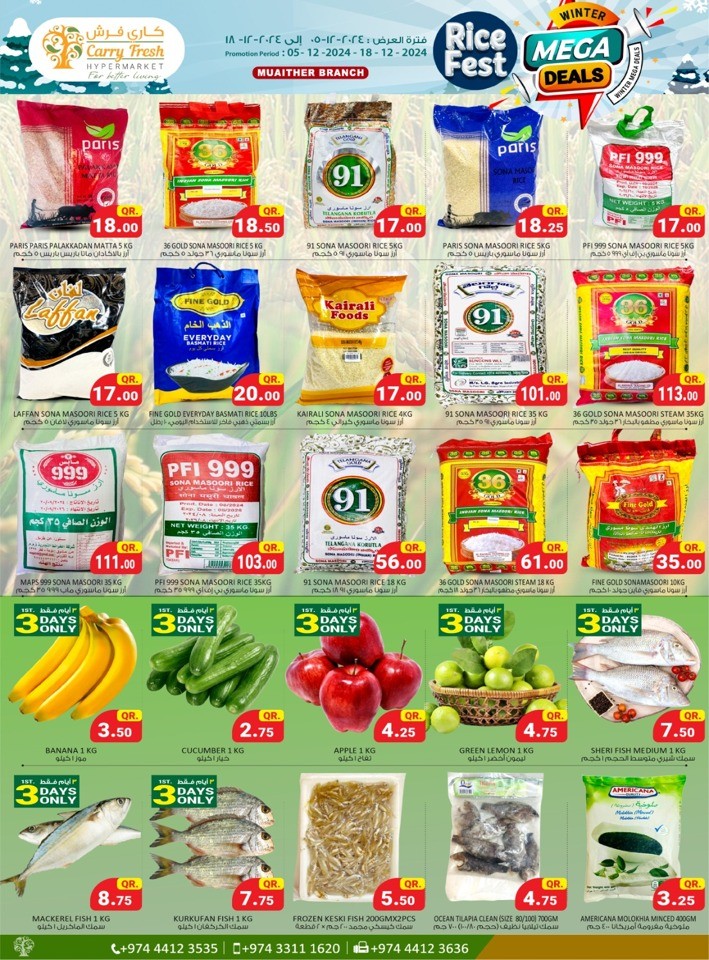 Carry Fresh Winter Mega Deals