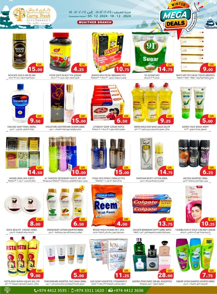 Carry Fresh Winter Mega Deals