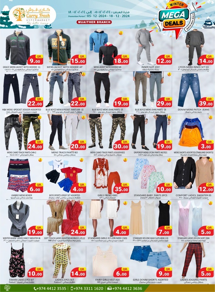 Carry Fresh Winter Mega Deals